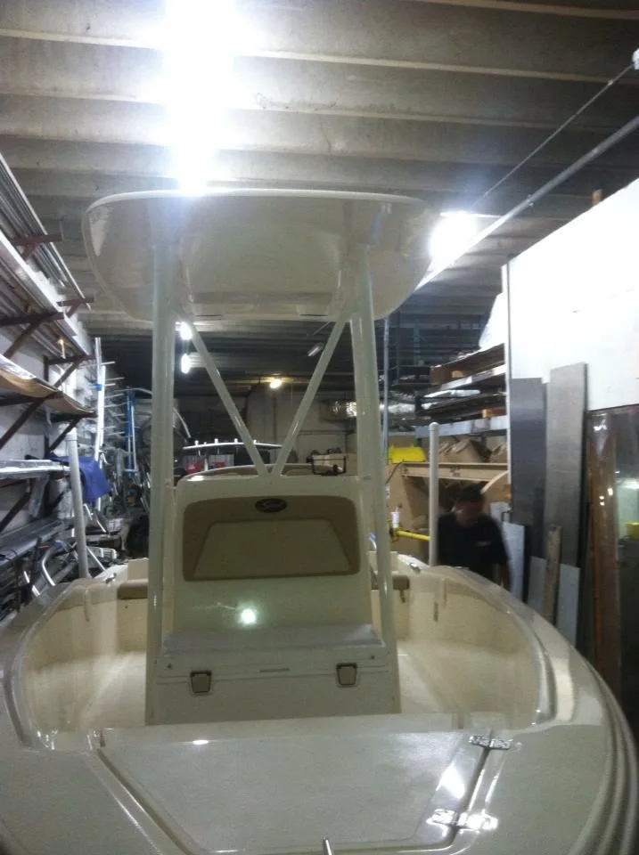 Custom aluminum T-top and boat cover fabrication Fort Lauderdale